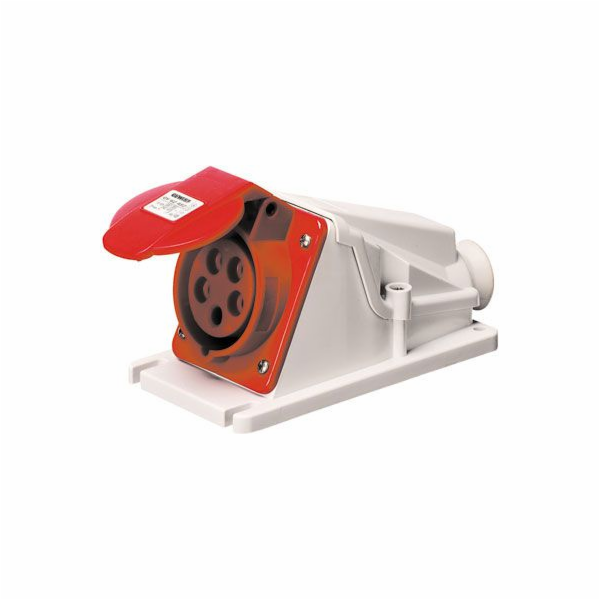 Gewiss Pevná zásuvka červená 16A 400V IP44 (GW62482)