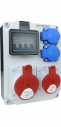 Doktorvolt Obrněný rozvaděč pro budovy HL-S 32A 16A 2x230V Schuko Doktorvolt 5361