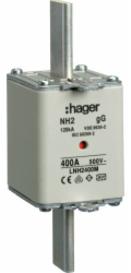 Hager Pojistková vložka NH2 400A 500V gG (LNH2400M)