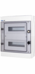 Elektro-Plast Hermetická rozvaděčová skříň 2 x 12 IP65 se zámkem (36.25)