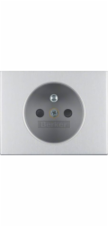 Hager Hliníkový čelní panel pro objímku K.5 (3965757003)