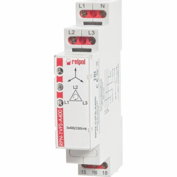 Relpol 3fázové monitorovací relé 3(N) 1P 3(N) 400/230V AC...