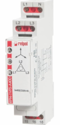 Relpol 3fázové monitorovací relé 3(N) 1P 3(N) 400/230V AC 50/60 Hz RPN-1VFS-A400 864372