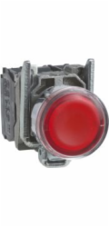 Schneider Electric Ovládací tlačítko 22mm červené s podsvícením 1Z 1NC (XB4BW34M5)