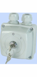 Elektromet Vačkový spínač 0-I 16A 3P s klíčovým spínačem v krytu IP44 Bow E16-13z/z (951680)