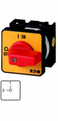 Eaton Vačkový spínač 0-1 1P 20A pro instalaci T0-1-8200/E-RT (009474)