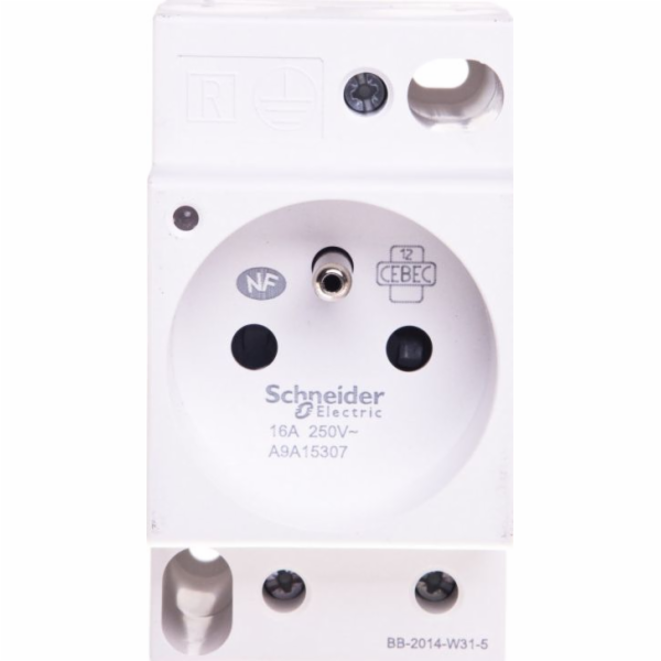 Schneider Electric Modulární zásuvka s žárovkou iPC 2P+E ...