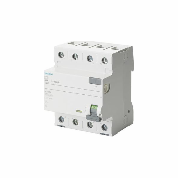 Siemens Proudový chránič 4P 40A 0,3A typ A 5SV3644-6