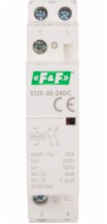 F&F Modulární stykač s montáží na lištu 1×NO+1×R 25A 24V DC ST25-11-24DC