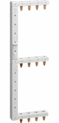 Hager Vertikální spojovací lišta 4P/3-řadá levá rozteč 125 mm (KCF668L)
