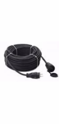 KEL Prodlužovací kabel do dílny, 1 zásuvka s/bez zásuvky, 20 m, 16 A, černý (W-97288)
