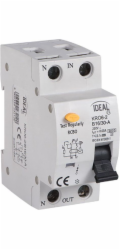 Kanlux Diferenciální jistič 2P B 20A 0,03A typ AC KRO6-2/B20/30 (23219)