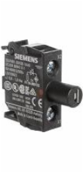 Siemens Objímka pro LED žárovku červená 24-230V AC/DC pro montáž na zadní stěnu (3SU1401-2BH20-1AA0)