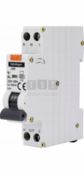 Bemko A08-GKR-A-B16 RCBO 1P B 16A 30mA TYP A Schelinger A08-GKR-A-B16