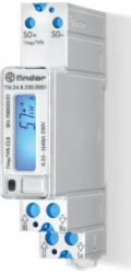 Finder Jednofázový elektroměr 40A LCD7M.24.8.230.0001