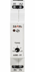 Zamel Automatický schodišťový spínač 12-240V AC/DC ASM-01/U (EXT10000005)