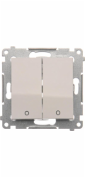Kontakt-Simon Simon 54 Dvoupólový spínač (modul) 16AX 250V bílý DW22A.01/11