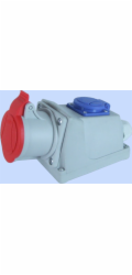 Elektromet Pevná zásuvka KOMBI 32A 4P 400V IP44 GSC (921846)