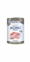 BALTICA Nutraceutic Monoprotein Rabbit with prebiotics - vlhké krmivo pro psy - 400g