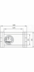 Schneider Electric Vodicí kroužek kabelu 40/60 - 1m T0-HKP040060R5A
