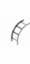 Baks Vertikální vnější žebřík oblouk 90 stupňů 400x60mm LPDZC400H60 N 469140
