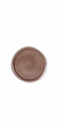 DOMOLETTI Talíř Rose velvet, O 20,3 cm, bílý/růžový