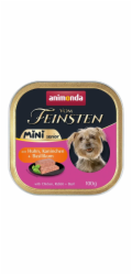 ANIMONDA Vom Feinsten Senior Mini Chicken with rabbit and basil - vlhké krmivo pro psy - 100g