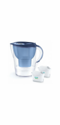 Brita Filtrační konvice Marella XL o objemu 3,5 l + 2 filtrační patrony MAXTRA PRO Pure Performance, modré