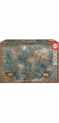 Educa Puzzle 6000 dílků Historická mapa světa