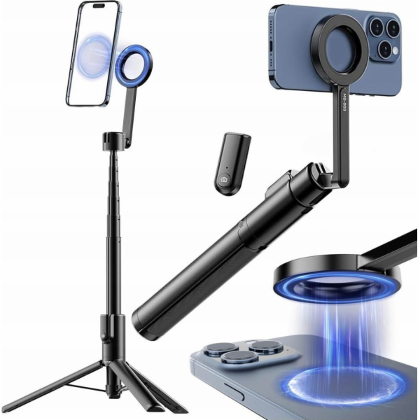 SELFIE Stick stativ 1,36 m Magnetický MagSafe Phone Smart...