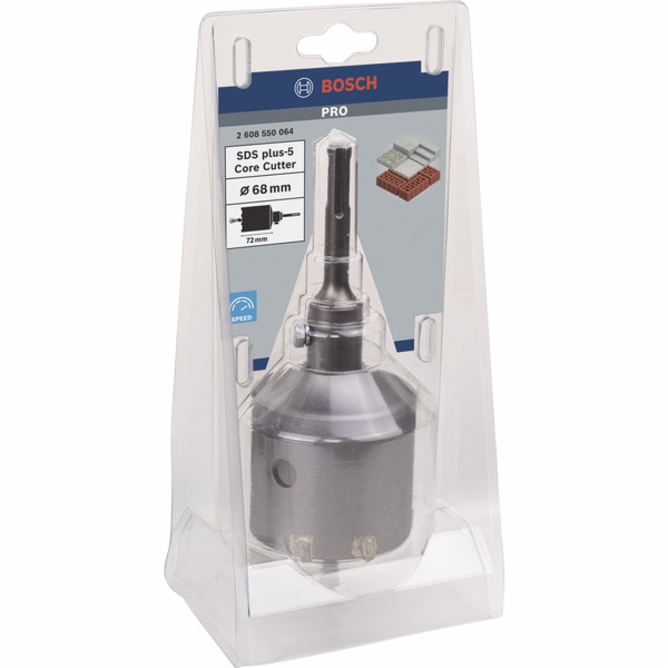 Korunka vrtací příklepová Bosch 2608550064 3ks, 68 mm 