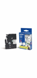 BROTHER TZEFX231 - kazeta TZ šířky 12mm, flexibilní páskou TZE-FX231, bílá/černé písmo