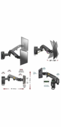 Televizní a monitorový držák NB F150
