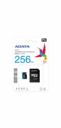 ADATA MicroSDHC karta 256GB UHS-I Class 10, Premier + adaptér