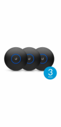 Ubiquiti kryt pro UAP-nanoHD, černý motiv, 3 kusy Ubiquiti Kryt pro UniFi nanoHD, vzor černá - sada 3 kusů
