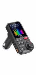 Transmiter AKAI, FMT-93BT, Bluetooth 5.0, barevný LCD displej 1,8", mikrofon, USB, MP3, WMA, APE, FLAC, WAV