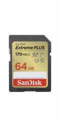 SanDisk SDXC karta 64GB Extreme PLUS (200 MB/s Class 10, UHS-I U3 V30)
