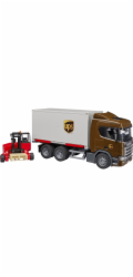 Logistický nákladní vůz Scania Super 560R s vysokozdvižným vozíkem, model vozidla
