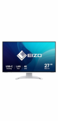 EIZO 27" EV2740X-WT,IPS, 3840 x 2160 (4K UHD),350 cd/m2,2000:1,5 ms, DP,2x HDMI, USB-C,bílý