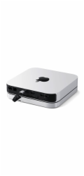 Satechi USB-C Stand & Hub pre Mac Mini/Studio with NVMe SSD enclosure - Silver