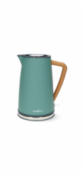 NEDIS rychlovarná konvice KAWK510EGN/ objem 1,7 l/ Soft-Touch/ 1850 - 2200 W/ nerezová ocel/ zelená