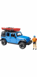 BRUDER Jeep Wrangler Rubicon Unlimited s kajakem a figurkou