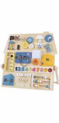 2Kids Toys Activity board Senzorická deska Domeček