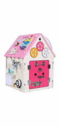 2Kids Toys Activity board Domeček růžový