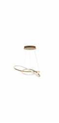 Activejet AJE-MEGAN Gold stropní osvětlení LED 35 W