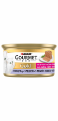PURINA Gourmet Gold Kitten Veal mousse - mokré krmivo pro kočky - 85g