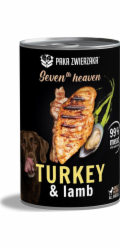 PAKA ZWIERZAKA Seventh Heaven Turkey with lamb - vlhké krmivo pro psy - 400g
