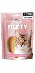 PAN MIĘSKO Chicken fillets - pamlsek pro kočky - 100g