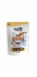 TUF TUF with turkey - mokré krmivo pro kočky - 100g