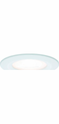 Paulmann Zapuštěné svítidlo Nova LED IP44 1x6,5W 2700K 230V GU10 51mm Matná bílá/hliník